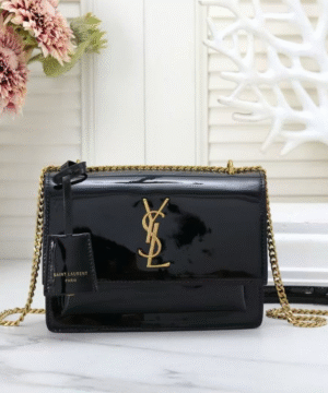 Saint Laurent Kate Patent Leather Shoulder Bag