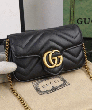 GG Marmont Mini Shoulder Bag – Black