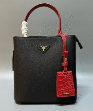 Prada Mini Bucket Bag with Long Strap